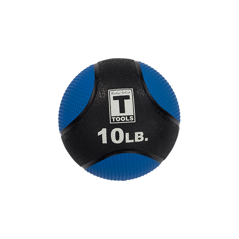 Rubber Medicine Ball - 10 Lb Blue