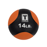 Rubber Medicine Ball - 14 Lb Orange