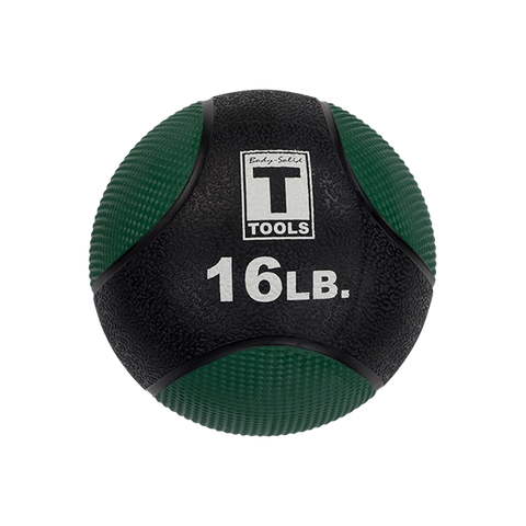 Rubber Medicine Ball - 16 Lb Green